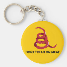 Dont Tread on Meat Key Chains