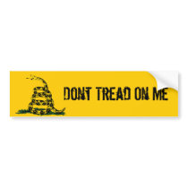 Dont Tread On MeGadsden Bumper Sticker bumper stickers
