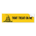 Dont Tread On MeGadsden Bumper Sticker bumper stickers