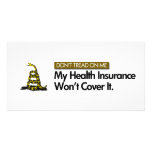 DONT TREAD ON MY HEALTHCARE CUSTOM PHOTO CARD