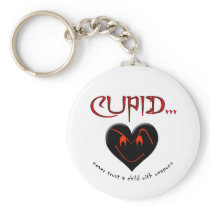 Don't Trust Cupid Keychain