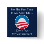 Don't Trust Government Button