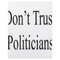 Don't Trust Politicians Flyer