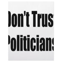 Don't Trust Politicians letterhead