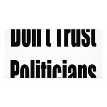 Don't Trust Politicians photo cards