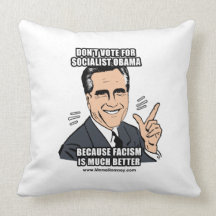 DON'T VOTE FOR SOCIALIST OBAMA PILLOWS