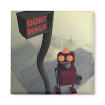 Don't Walk Magnet