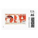 Don't Waste Water Kitchen WPA Stamps