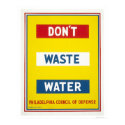 Don't Waste Water WPA posters by lc_wpa Don't Waste Water WPA posters
