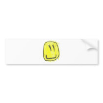 Don't Worry, Be Happy! (AND SMILE TOO! :) ) Bumper Sticker