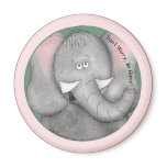 Don't Worry, Be Happy Elephant Fridge Magnet