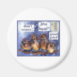 don't worry be happy humor refrigerator magnets