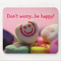 Don't worry...be happy mousepad by DiEtte Don't worry...be happy mousepad