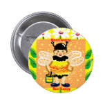 Don't worry, bee happy buttons