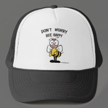 Don't Worry Bee Happy Mesh Hats