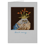 Don't worry bluebird card