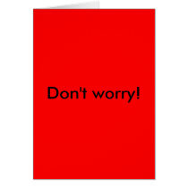 Don't worry! cards by lines_germs Don't worry! cards