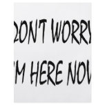 Don't Worry I'm Here Now flyers