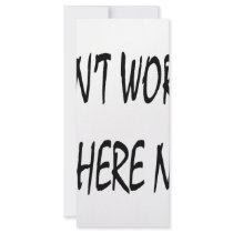 Don't Worry I'm Here Now rack cards