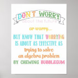 don't worry poster - from "wear sunscreen" song