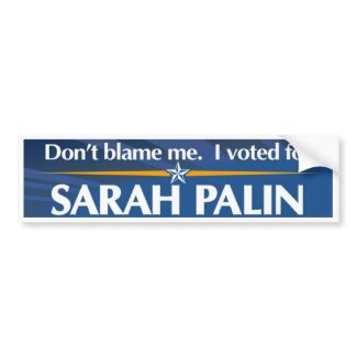 DontBlameMe bumpersticker