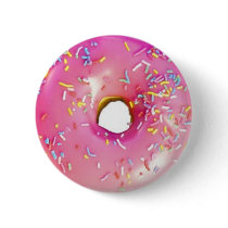Donut button by zazzlintothemax Donut button