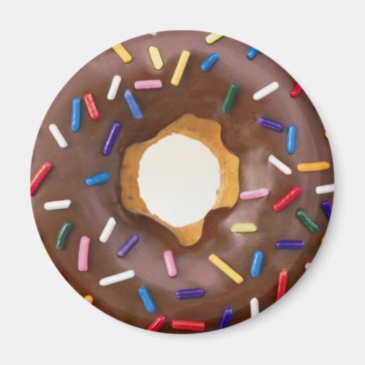 donut design 2 inch round Zazzle
