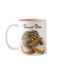 Donut Diva Mug by ArtsyRavenclaw Donut Diva Mug