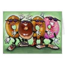 Donut Party Greeting Card