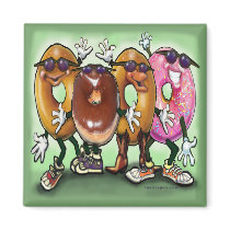 Donut Party Fridge Magnet