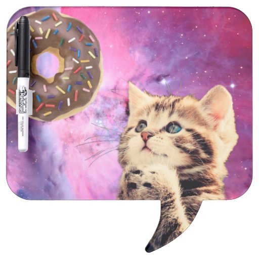 Donut Praying Cat Dry Erase Whiteboards Zazzle