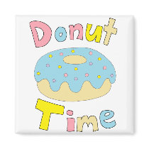Donut Time Magnet