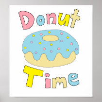 Donut Time Print