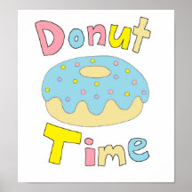 Donut Time Print
