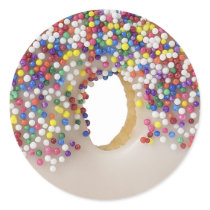 donut with sprinkles sticker