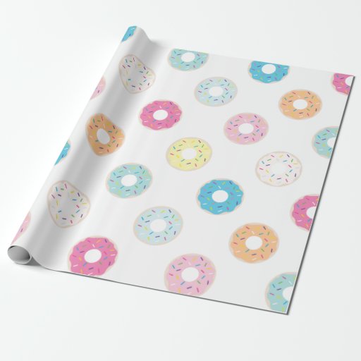 Donut Wrapping Paper Zazzle
