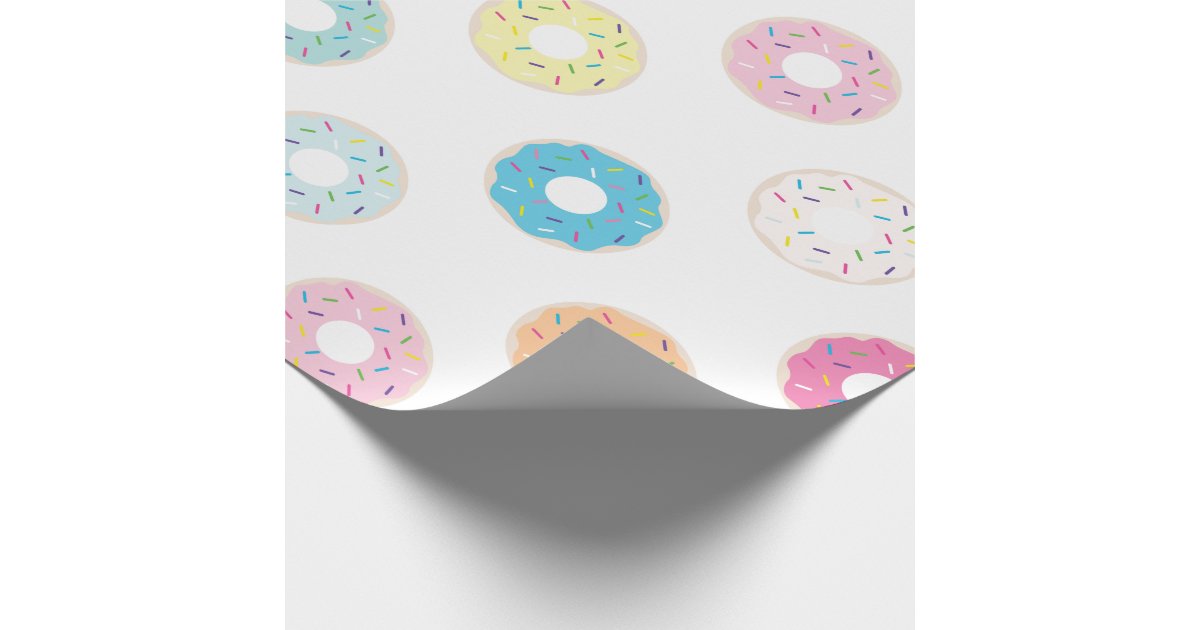 Donut Wrapping Paper Zazzle