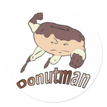 Donutman Stickers