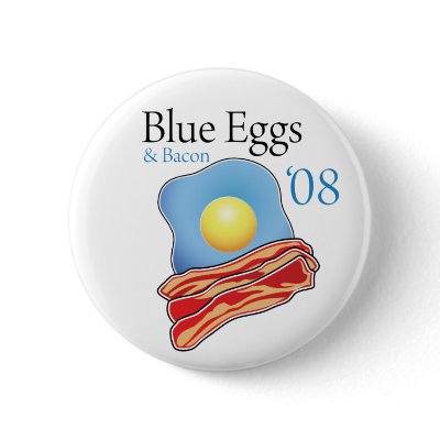 Donuts and Bacon For Obama Buttons by spacedust