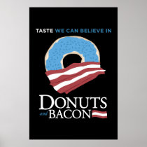 Donuts and Bacon: Taste we can Believe in - blue Print