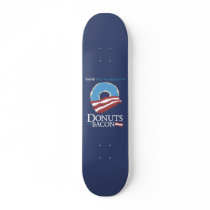 Donuts and Bacon: Taste we can Believe in - blue Skate Board Decks