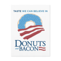 Donuts and Bacon: Taste we can Believe in Post Cards