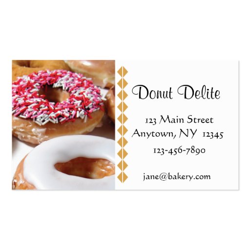 Donuts Business Card (front side)