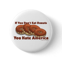 Donuts For America buttons by klclewis Donuts For America buttons