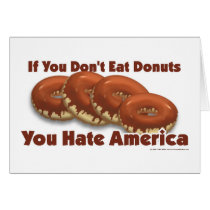 Donuts For America Greeting Card