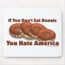 Donuts For America mousepads by klclewis Donuts For America mousepads