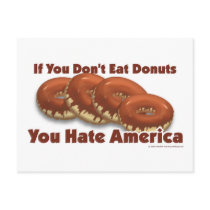 Donuts For America postcards by klclewis Donuts For America postcards