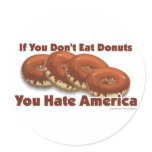 Donuts For America stickers