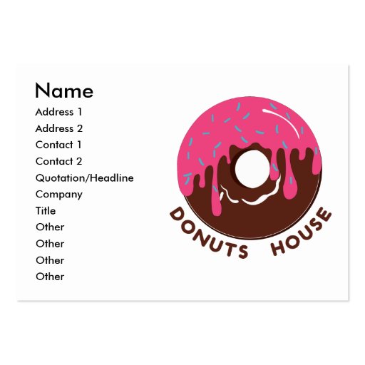 Donuts House Business Card