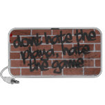 don'y hate the playa hate the game brick wall speaker system